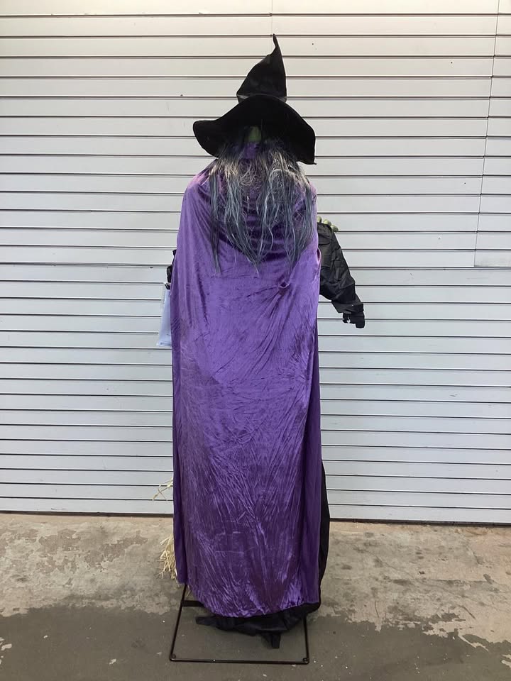 Home Accents Holiday 7 FT Wicked Woods Animated LED Spellcasting Witch