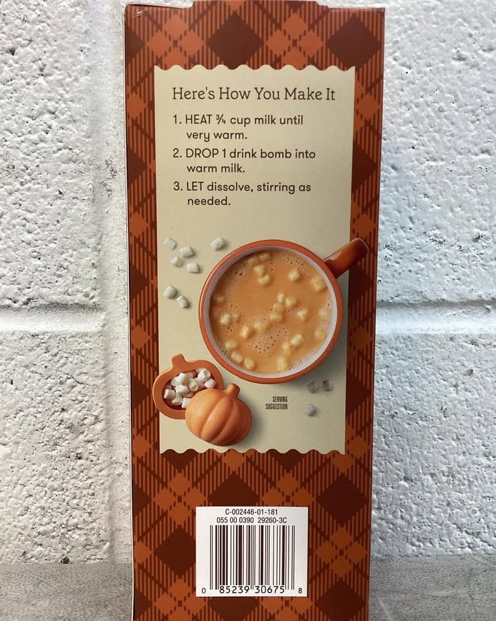 Favorite Day Harvest White Chocolate Hot Drink Bombs