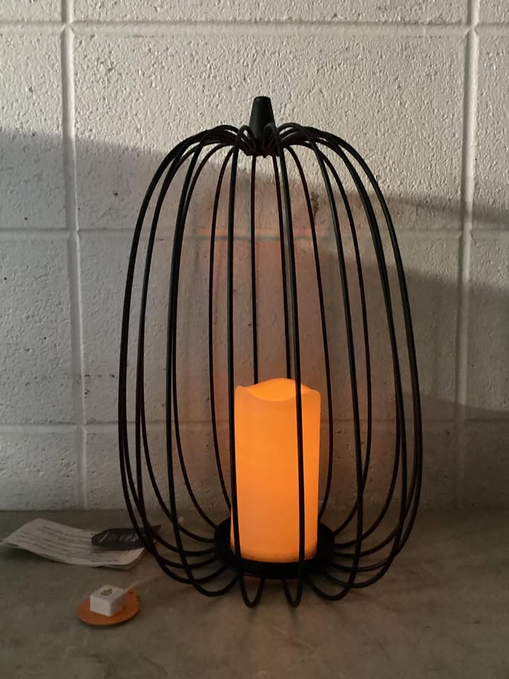 Hyde and Eek Lit lantern