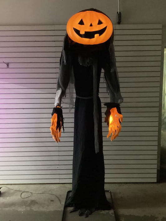 Lewis & Friends 8' Halloween Light and Sound Lewis the Pumpkin Ghoul - Hyde and EEK! Boutique