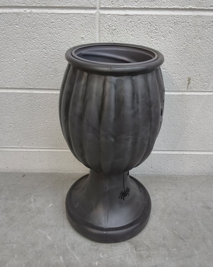 17" Pumpkin Ghoulish Urn Planter