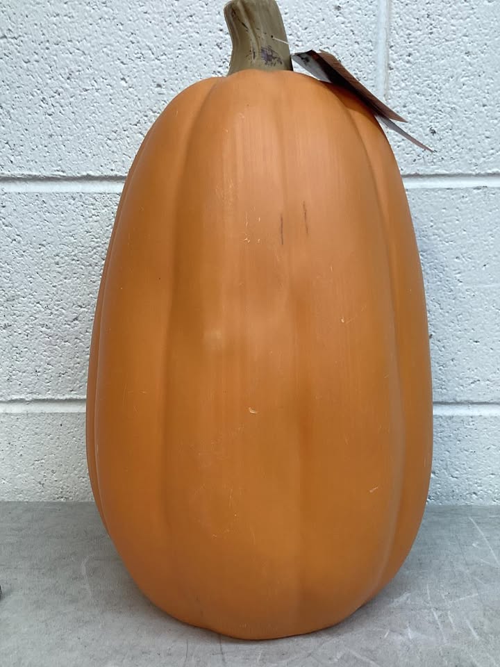Haunted Living 16-inch Lighted Orange Jack-o'-Lantern Pumpkin Decoration