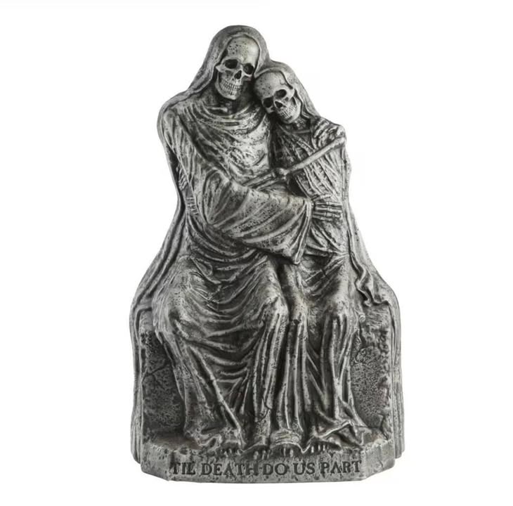 40-inch Grave & Bones Eternal Embrace Tombstone