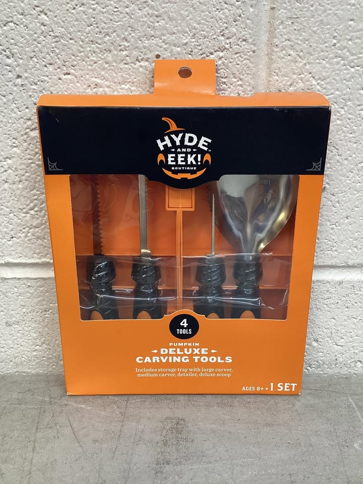 Deluxe Halloween Pumpkin Carving Tool Kit 4ct - Hyde and EEK! Boutique