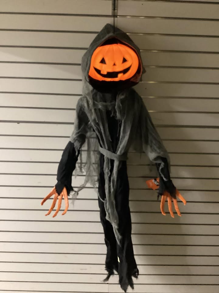 Lewis & Friends 65" Little Lewis the Pumpkin Ghoul Head Halloween Decorative Mannequin - Hyde and EEK! Boutique