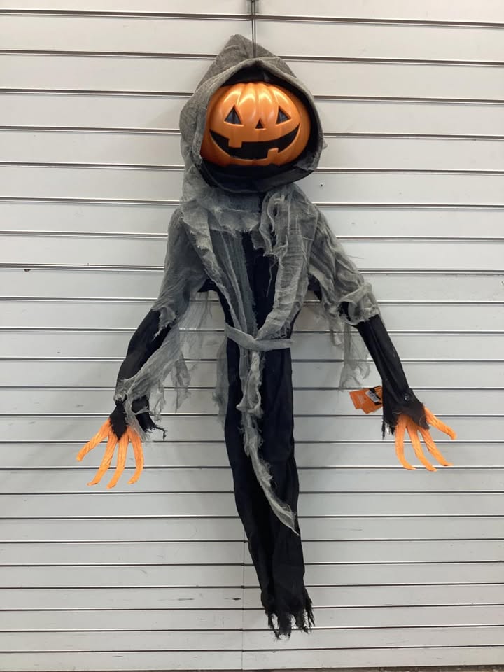 Lewis & Friends 65" Little Lewis the Pumpkin Ghoul Head Halloween Decorative Mannequin - Hyde and EEK! Boutique