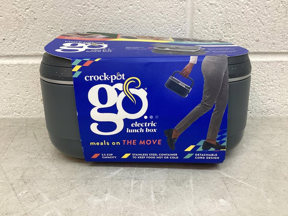 Crock-Pot GO Portable Food Warmer, Electric Lunch Box with Detachable Cord