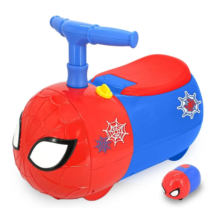Spiderman 2 in 1 Zoom Ride-On with Zoom Car