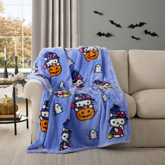 Hello Kitty Adult Halloween Silk Touch Throw Blankets