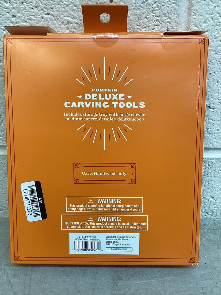 Deluxe Halloween Pumpkin Carving Tool Kit 4ct - Hyde and EEK! Boutique