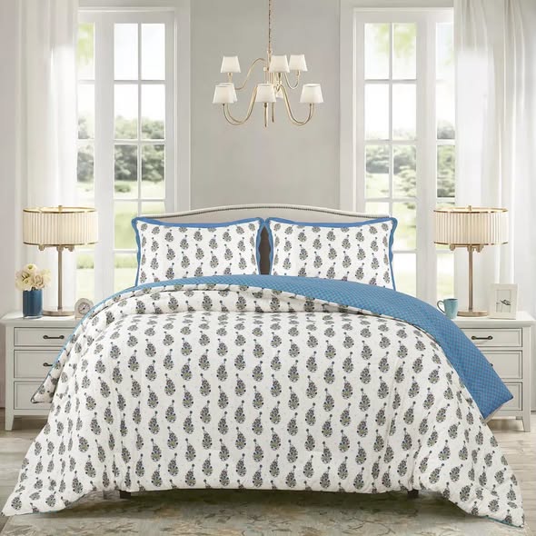 Vera Bradley 3-Piece Comforter Set, Size Full/Queen
