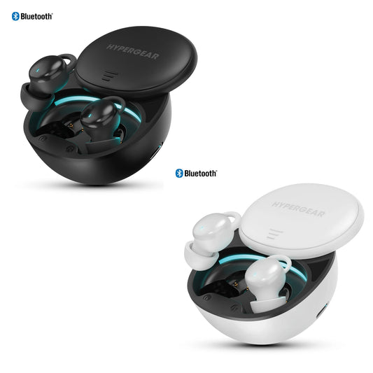 Hypergear Sleepeez Mini Noise-Blocking Sleep Earbuds – Ultra-Comfortable True Wireless Bluetooth Earbuds for Sleeping & Relaxation