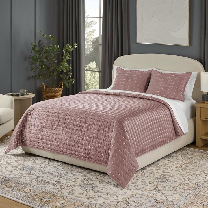 Member’s Mark 3-Piece Cotton-Tencel Sateen Quilt Set, Size Full/Queen