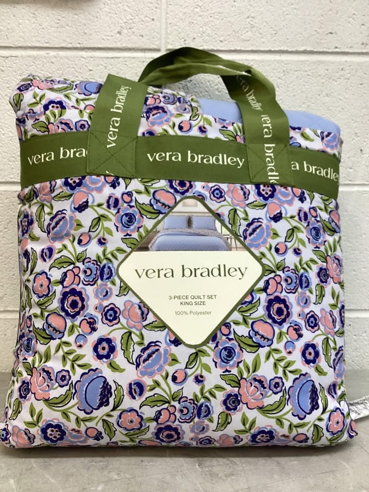 Vera Bradley 3-Piece Quilt Set, Size King