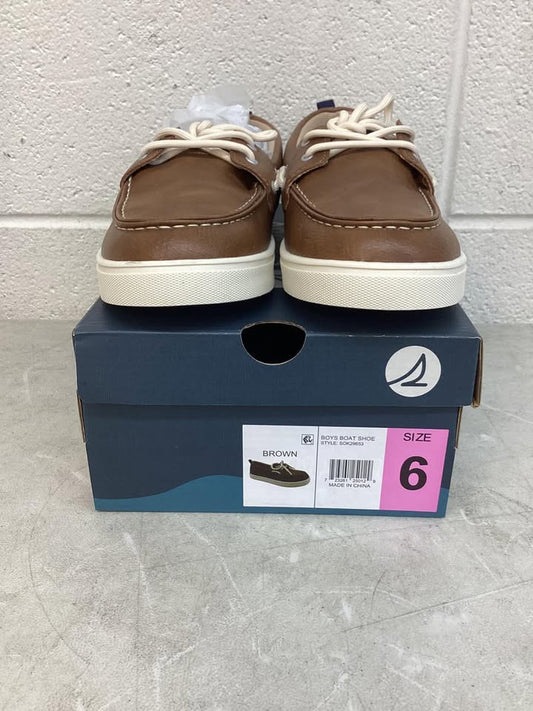 Sperry Boys Boat Shoe, Size 6