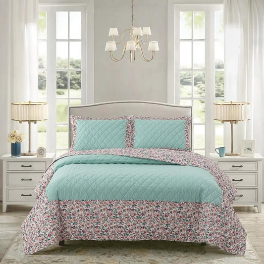 Vera Bradley 3-Piece Quilt Set, Size Full/Queen