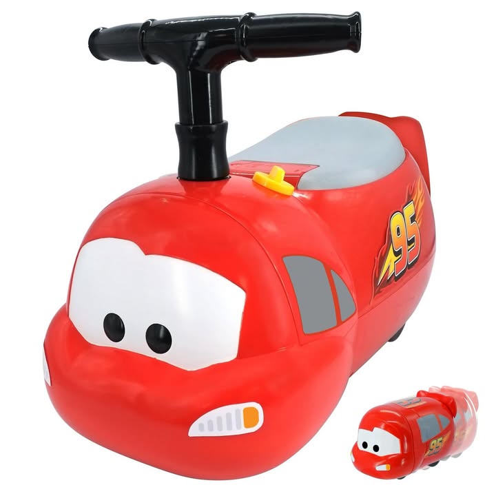 Lightning Mcqueen 2 in 1 Zoom Ride-On with Zoom Car