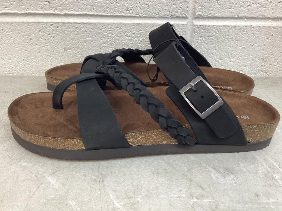 Mountain Sole Women's Leather Footbed Sandal, Size 10