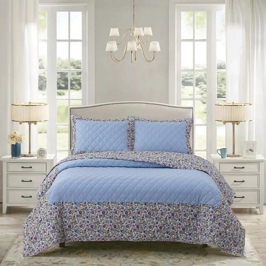 Vera Bradley 3-Piece Quilt Set, Size Full/Queen