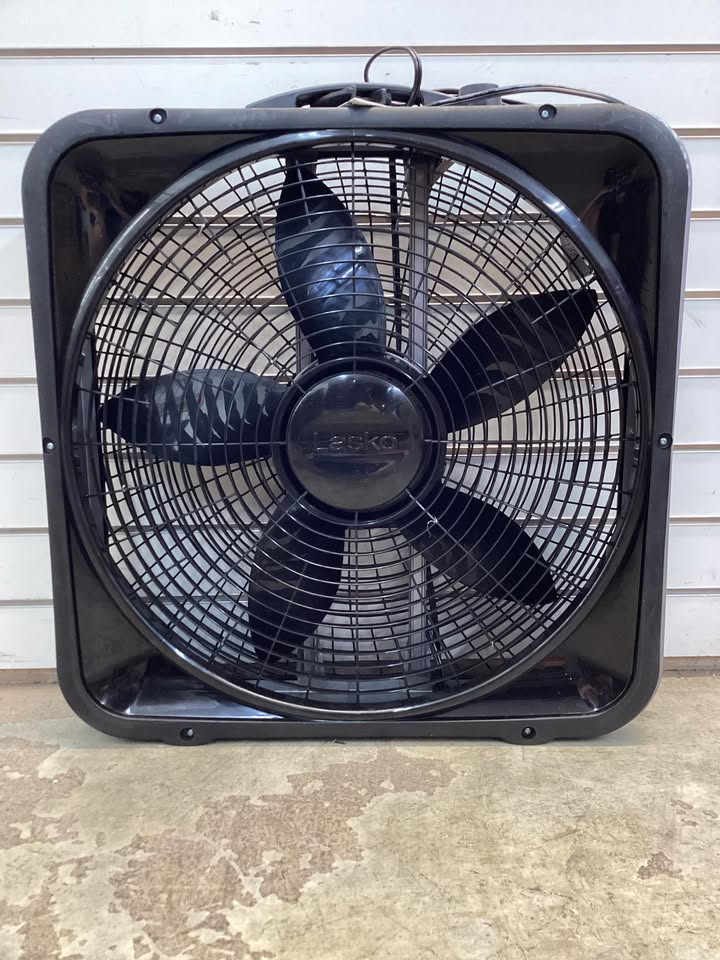 Lasko 20" 3-Speed Premium Box Fan with Durable Steel Body