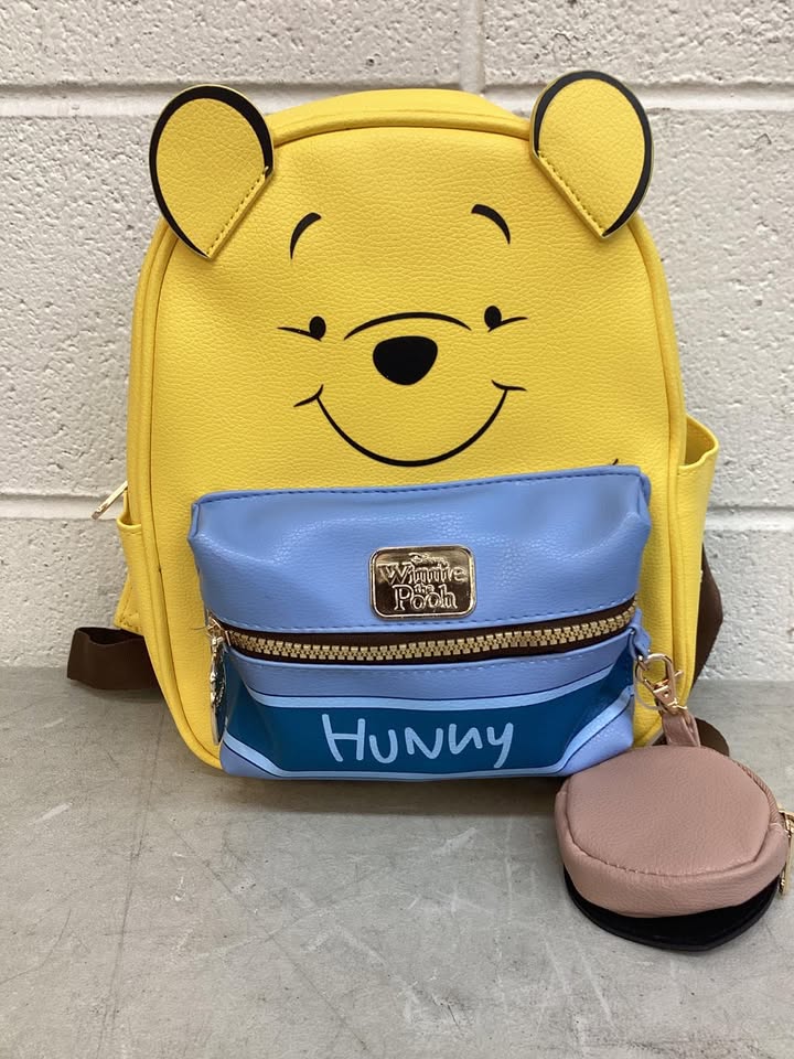 Winnie The Pooh Mini Backpack with Coin Pouch Charm