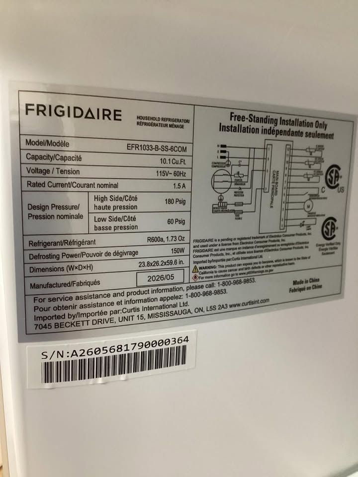 Frigidaire 10 cu. ft. Retro Top Freezer Refrigerator in Stainless Steel