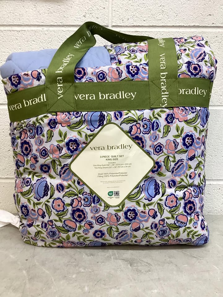 Vera Bradley 3-Piece Quilt Set, Size King