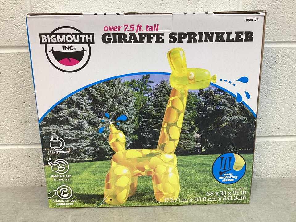 Big Mouth Inflatable Giraffe Sprinkler