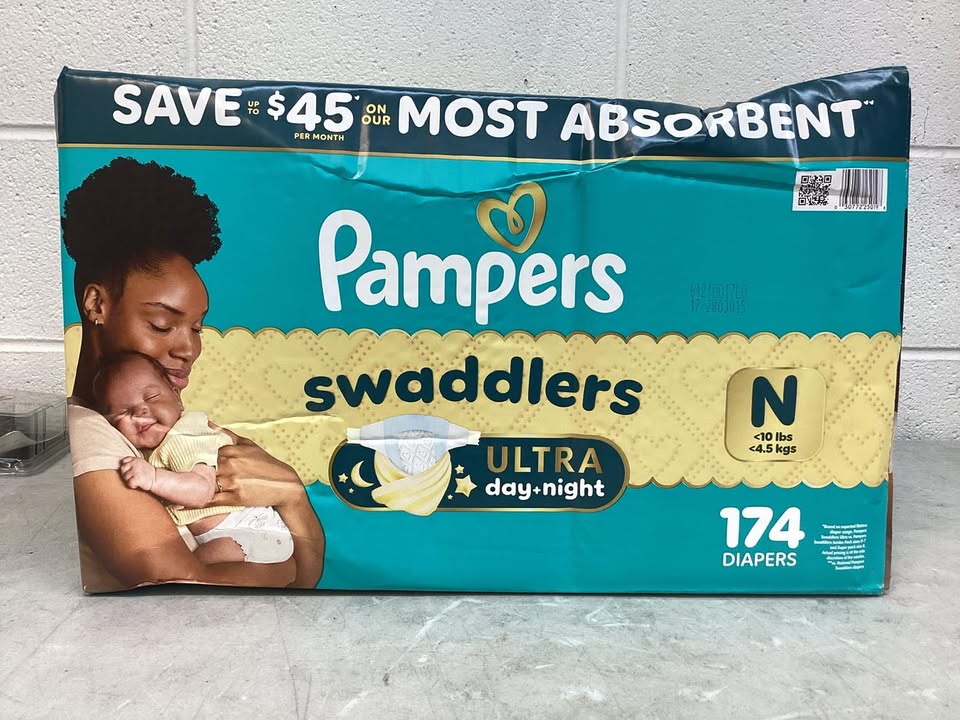 Pampers Swaddlers Ultra Diapers, Size Newborn
