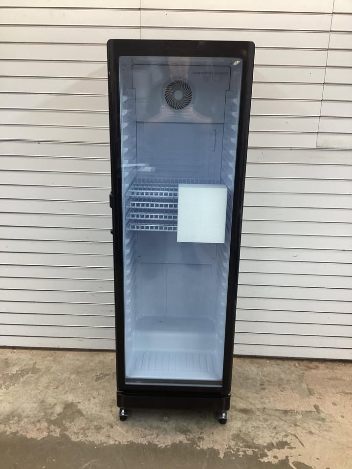 Hamilton Beach 8.5 cu. ft. Commercial Refrigerator with Glass Door in Black