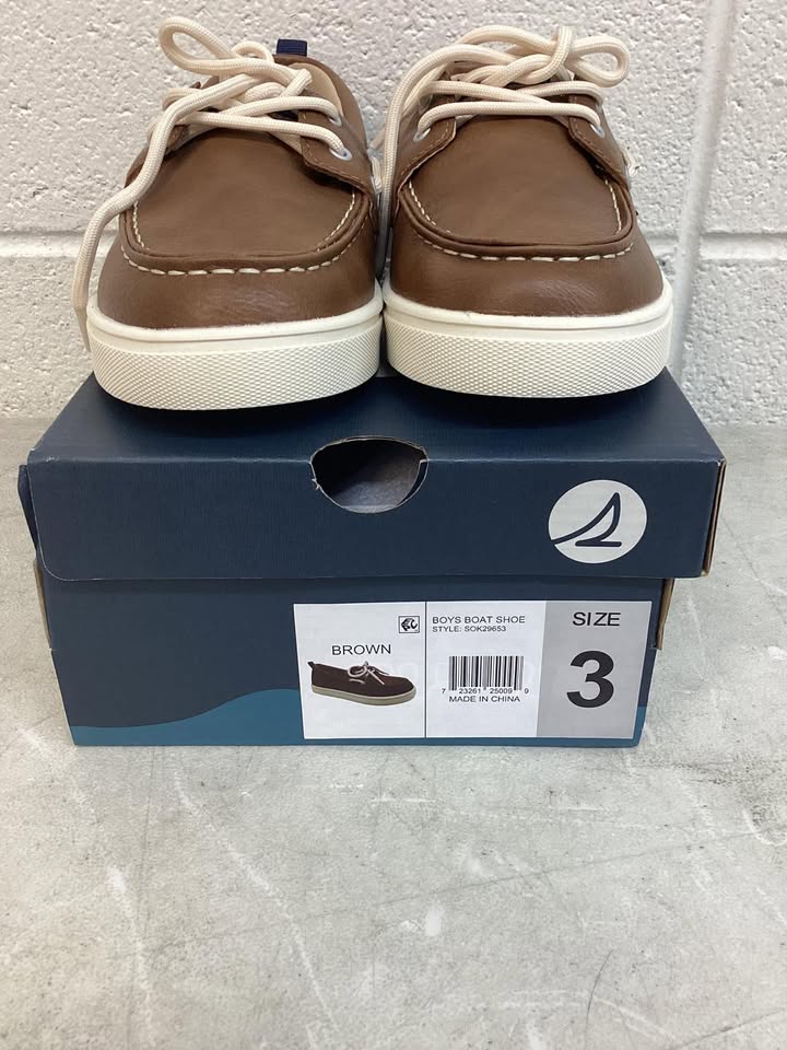 Sperry Boys Boat Shoe, Size 3