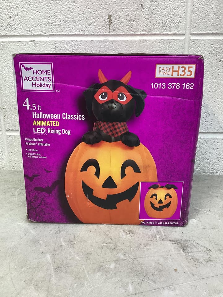 Home Accents Holiday 4.5 ft. Animated LED AirBlown Rising Dog