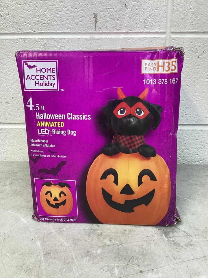 Home Accents Holiday 4.5 ft. Animated LED AirBlown Rising Dog