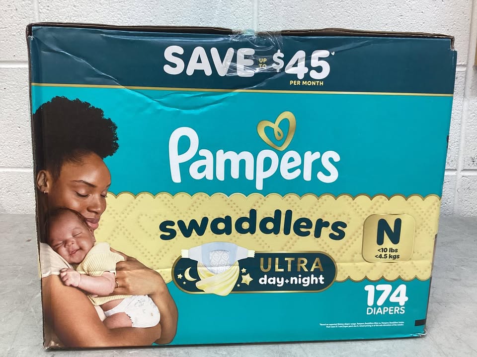 Pampers Swaddlers Ultra Diapers, Size Newborn