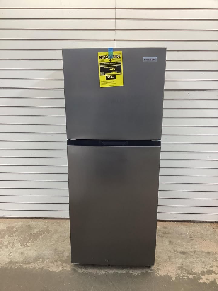 Frigidaire 10 cu. ft. Retro Top Freezer Refrigerator in Stainless Steel