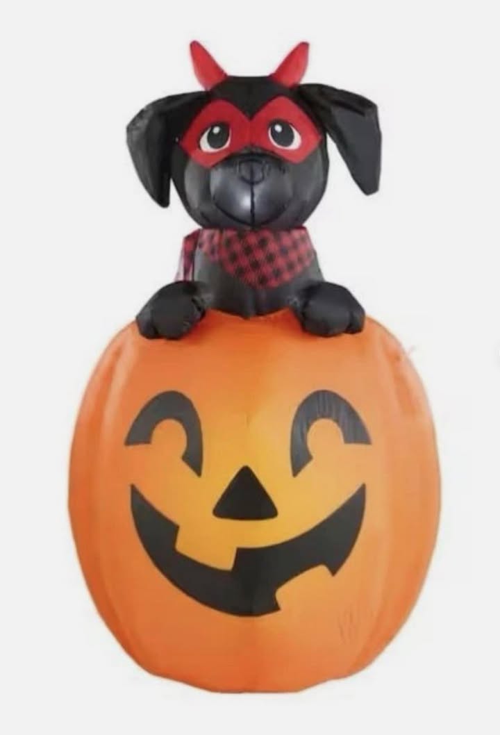 Home Accents Holiday 4.5 ft. Animated LED AirBlown Rising Dog
