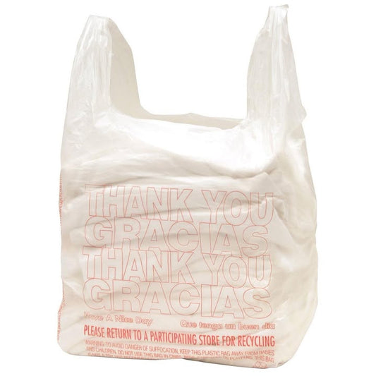 T-Shirt Carry-Out Bags, 1000ct