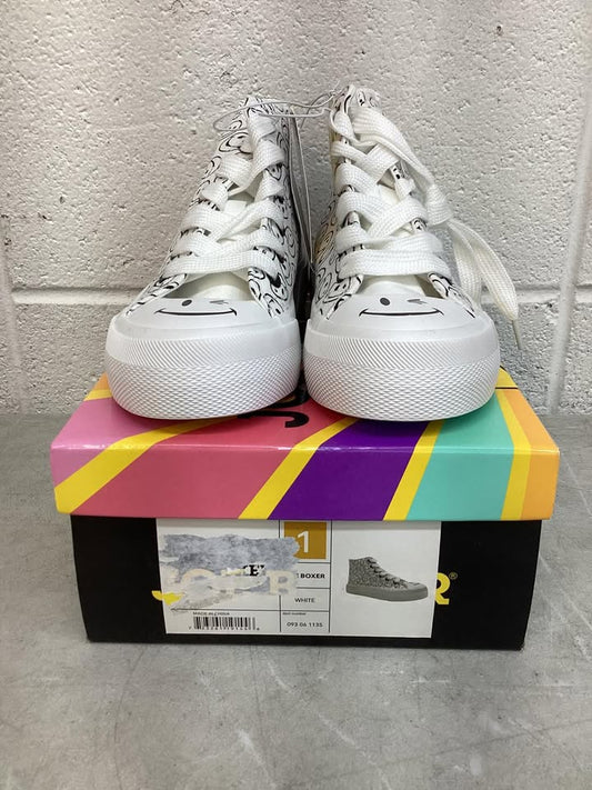 Joe Boxer kids' high-top sneakers, Size 1