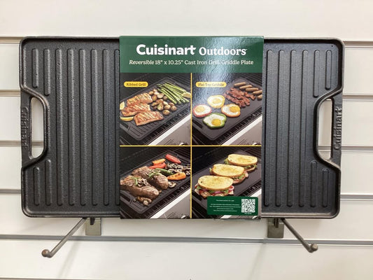 Cuisinart 2-in-1 Cast Iron Reversible Griddle Plate