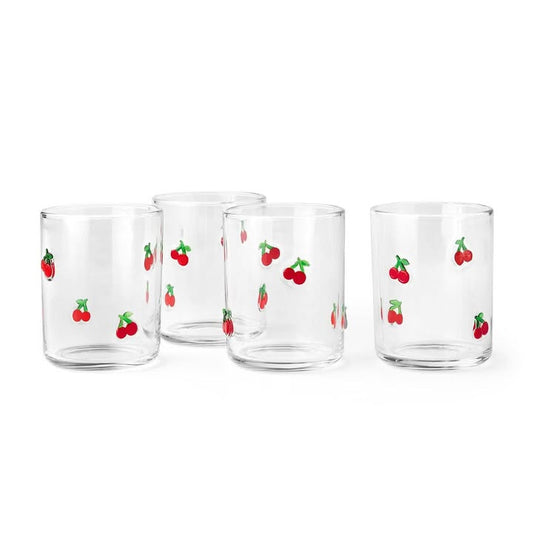 Member's Mark Icon Drinking Glasses, 4-Pack Cherry