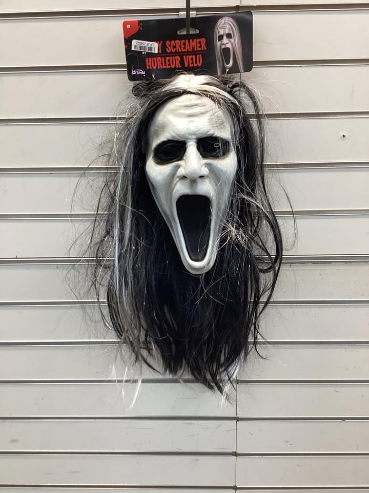 Funworld Hairy Screamer Adult Costume Mask
