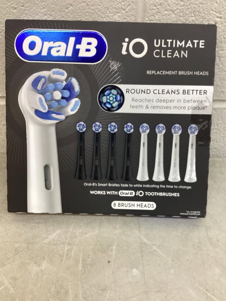Oral-B iO Series Electric Toothbrush Replacement Brush Heads, Ultimate Clean, 8 ct.
