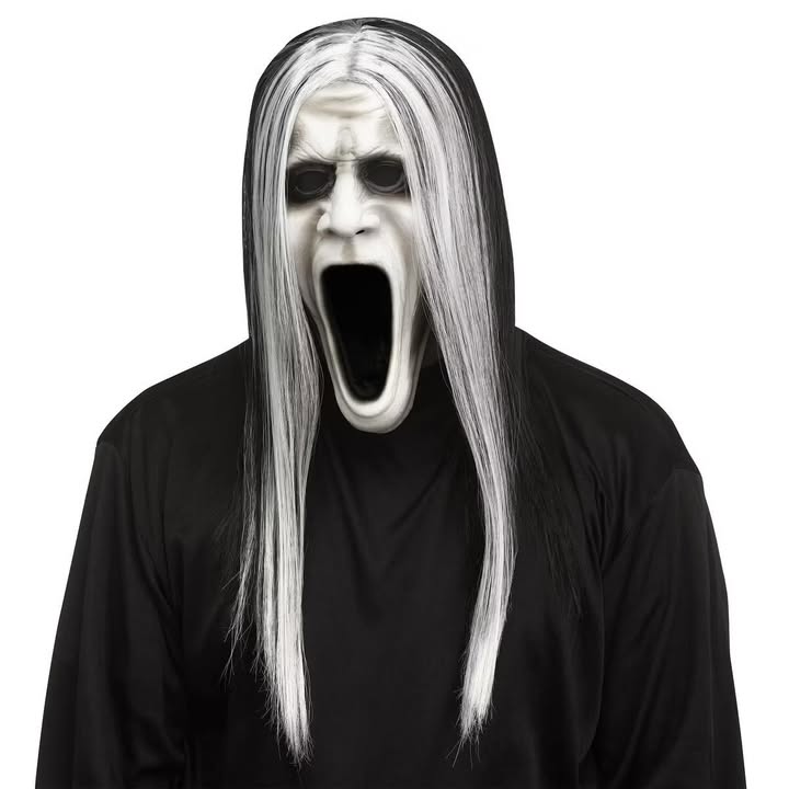 Funworld Hairy Screamer Adult Costume Mask