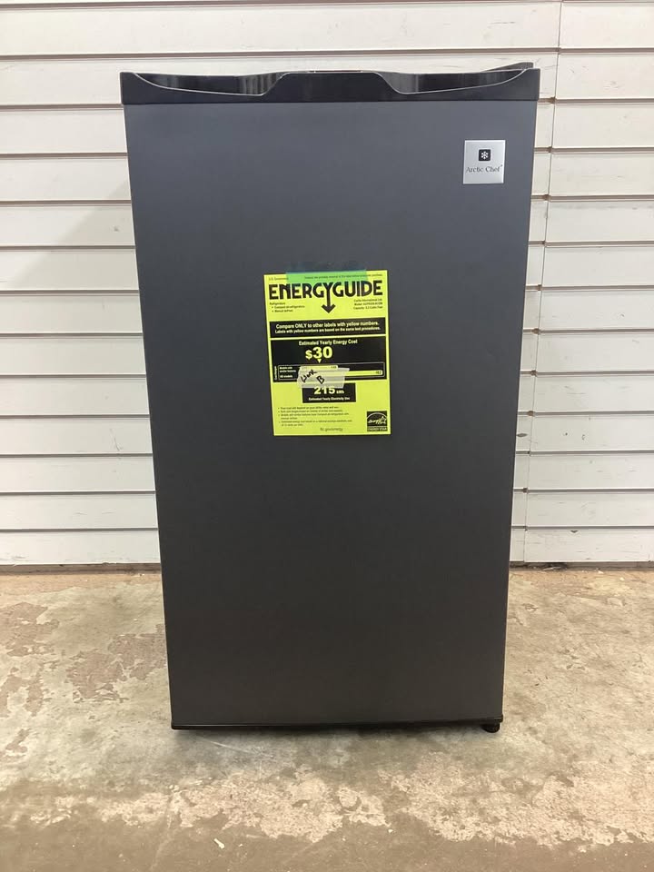 3.2 cu. ft. Mini Fridge in Black Stainless Steel