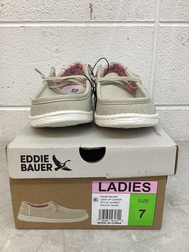 Eddie Bauer Women's Canvas Loafer, Size 7