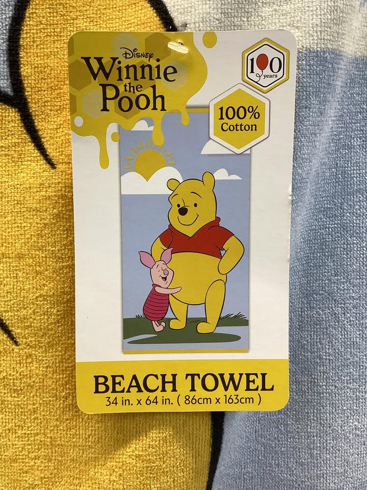 Winnie The Pooh Beach Towel
