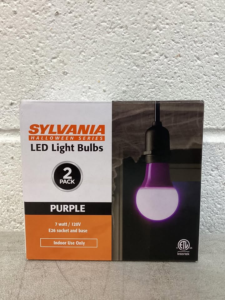 Sylvania Halloween Series Purple LED Light Bulbs (2-Pack)