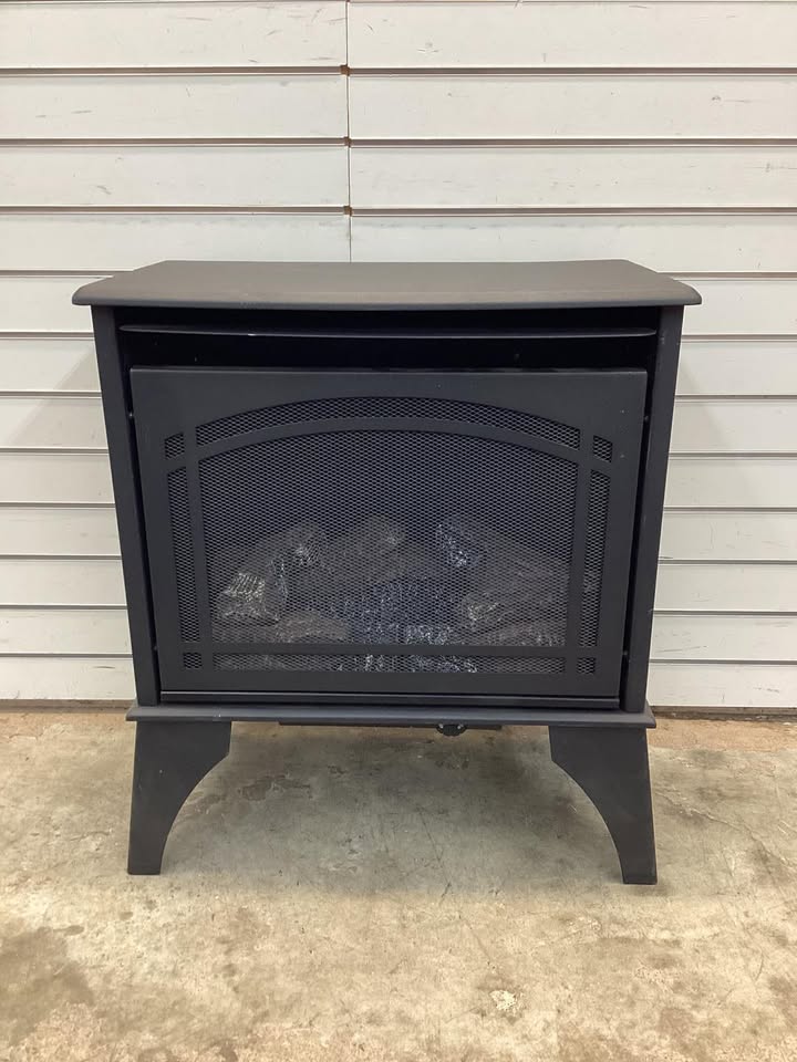 Pleasant Hearth Vent-Free Dual Fuel Stove, 20,000 BTU,