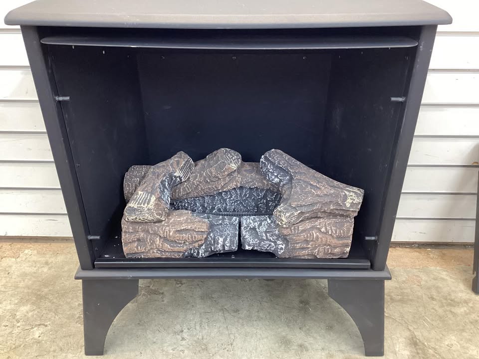Pleasant Hearth Vent-Free Dual Fuel Stove, 20,000 BTU,