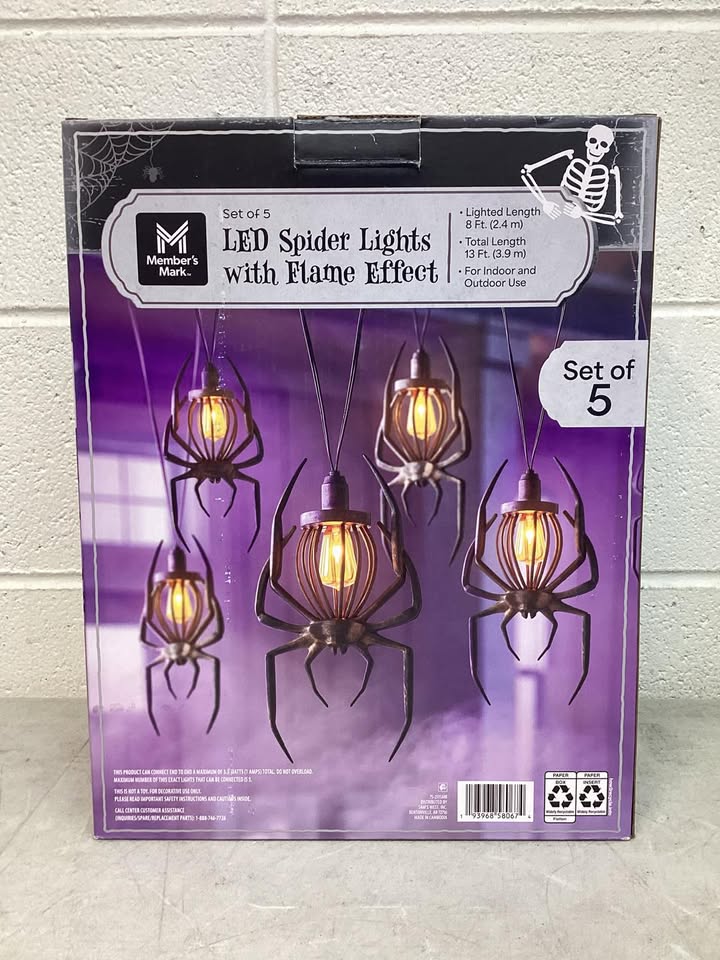 Member's Mark Halloween Flame Lights, Set of 5